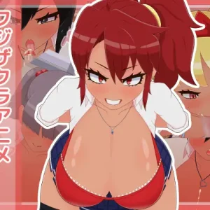 フジザクラアニメ 黒ギャル棒倒し編